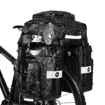 Mountain Road Bicycle Bike 3 in 1 Trunk Bags Cycling Double Side Rear Rack Tail Seat Pannier Pack Luggage Carrier