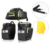 Mountain Road Bicycle Bike 3 in 1 Trunk Bags Cycling Double Side Rear Rack Tail Seat Pannier Pack Luggage Carrier