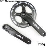 Road Folding Bike Single Speed Crankset 36T 42T