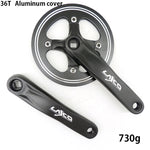 Road Folding Bike Single Speed Crankset 36T 42T