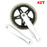 Road Folding Bike Single Speed Crankset 36T 42T