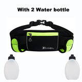 Running Bags Waist 2 Water Bottle Outdoor Camping Hiking Fitness Man Women Gym Lightweight Belt Bag Female Sports Fanny Packs