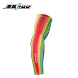 Sun Protection Arm Sleeves UV Resistance Cool Lycra Cover Cycling Sleevelet Unisex Covers Rainbow Armwarmer