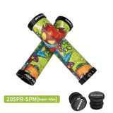 MTB Grips Road Bike Handle-grip Comfy Graffiti Bicycle Handlebar Grips Anti-skid Cycling Handlebar Grip