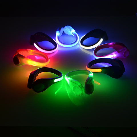 Shoe Warning Lamp for Night Walking Cycling Safety Heel Clips Jogging Bright Lights LED Flashing Night Running Lights Shoe Clip