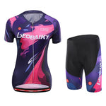 Short Sleeve Cycling Dress Women  Mtb Jersey