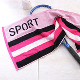 Sports Towel Golf Shower Washcloth Facecloth For Golfer Towels New Stripe 100% Cotton