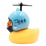 Standing Duck Bicycle Bell Broken Wind Helmet Small Yellow Duck MTB Road Bike Motor