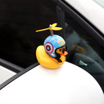 Standing Duck Bicycle Bell Broken Wind Helmet Small Yellow Duck MTB Road Bike Motor