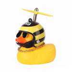 Standing Duck Bicycle Bell Broken Wind Helmet Small Yellow Duck MTB Road Bike Motor