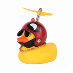 Standing Duck Bicycle Bell Broken Wind Helmet Small Yellow Duck MTB Road Bike Motor