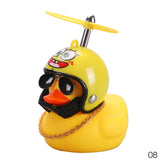 Standing Duck Bicycle Bell Broken Wind Helmet Small Yellow Duck MTB Road Bike Motor