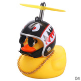 Standing Duck Bicycle Bell Broken Wind Helmet Small Yellow Duck MTB Road Bike Motor