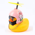 Standing Duck Bicycle Bell Broken Wind Helmet Small Yellow Duck MTB Road Bike Motor