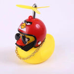 Standing Duck Bicycle Bell Broken Wind Helmet Small Yellow Duck MTB Road Bike Motor