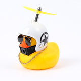 Standing Duck Bicycle Bell Broken Wind Helmet Small Yellow Duck MTB Road Bike Motor