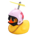 Standing Duck Bicycle Bell Broken Wind Helmet Small Yellow Duck MTB Road Bike Motor