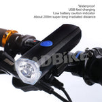 Bicycle Aluminum Alloy Front Light Wide Range Bike Headlight