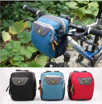 Bicycle handlebar head bag rain cover folding mountain bike front bag