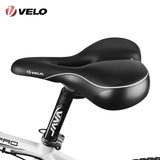 Soft Wide Saddle For Bicycle MTB Bike Saddle GEL Foam Padded Cycling Seat Mountain Bike Bicycle Saddle Men Women Pu Leather