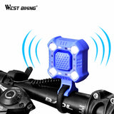 140 dB Bike Bell 4 Lamp Cycling Light 1200mAh Electric Horn Waterproof USB Charging Loud Alarm Security Bicycle Bell