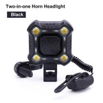 140 dB Bike Bell 4 Lamp Cycling Light 1200mAh Electric Horn Waterproof USB Charging Loud Alarm Security Bicycle Bell