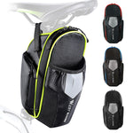 Bicycle Saddle Bag with Water Bottle Pocket Waterproof MTB Bike Rear Bag Bike Accessories Cycling Rear Seat Tail Bag