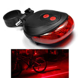 Waterproof Bicycle Cycling Lights Taillights LED Laser Safety Warning Bicycle Lights Bicycle Tail Bicycle Accessories Light