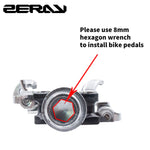 MTB Pedals Compatible with SPD Structre  Aluminum Doubleside Multifunction