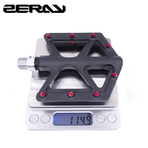 zeray pedal mtb ZERAY ZP-D213 Bike Pedals Carbon Fiber Ultralight Flat Pedal Alloy MT – cyclingsell