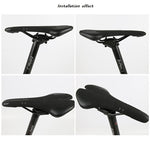 Road Bike PU Frosted Leather Seat Cushion Mountain Bicycle Saddle