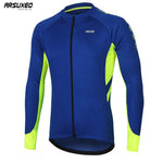 Men's  Long Sleeve Cycling Jersey Quick Dry Bicycle  Shirts