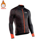 2019 Winter Thermal Fleece Cycling Clothes Men's Jersey